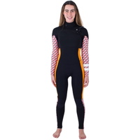 Femmes Plus Printed 4/3mm Chest Zip Combinaison Néoprène